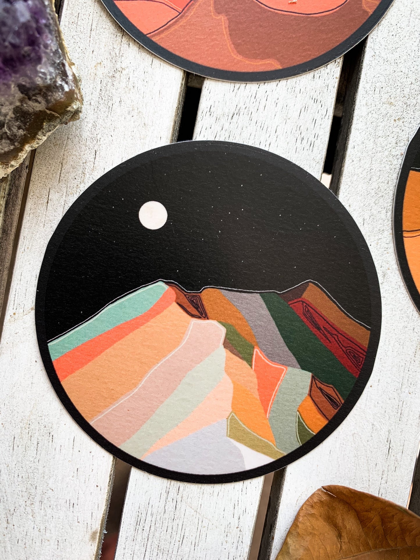 Nocturnal Earthy Tones Sticker Pack
