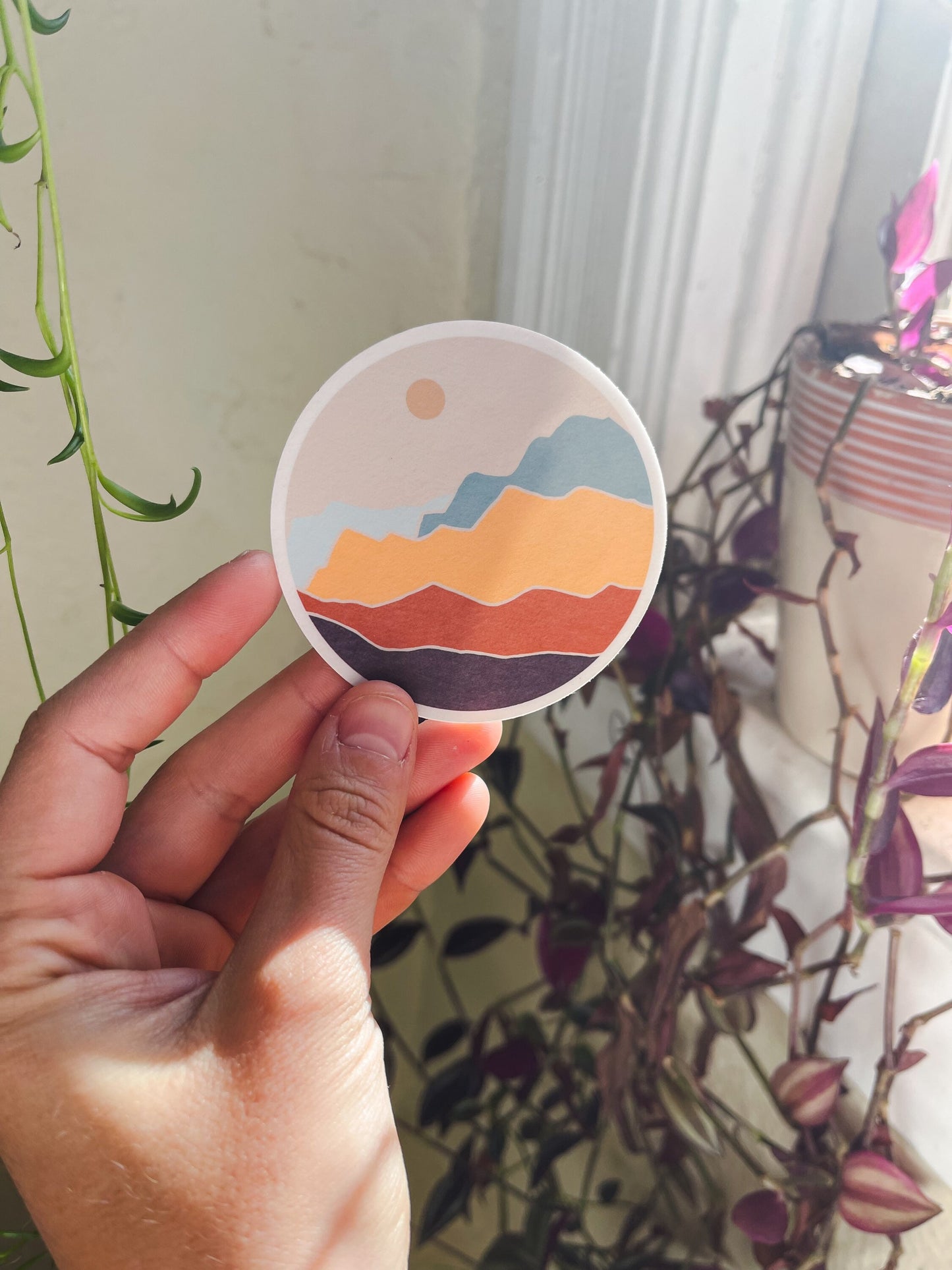 Summer Haze Mountain Sticker Pack