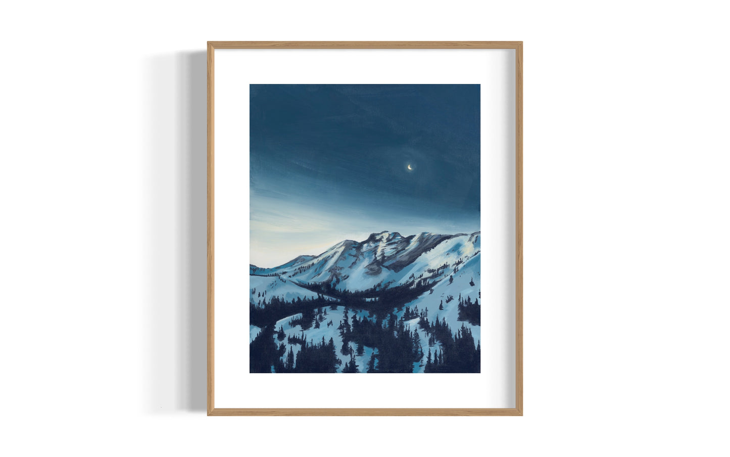 Moonlight on Alta Archival Print