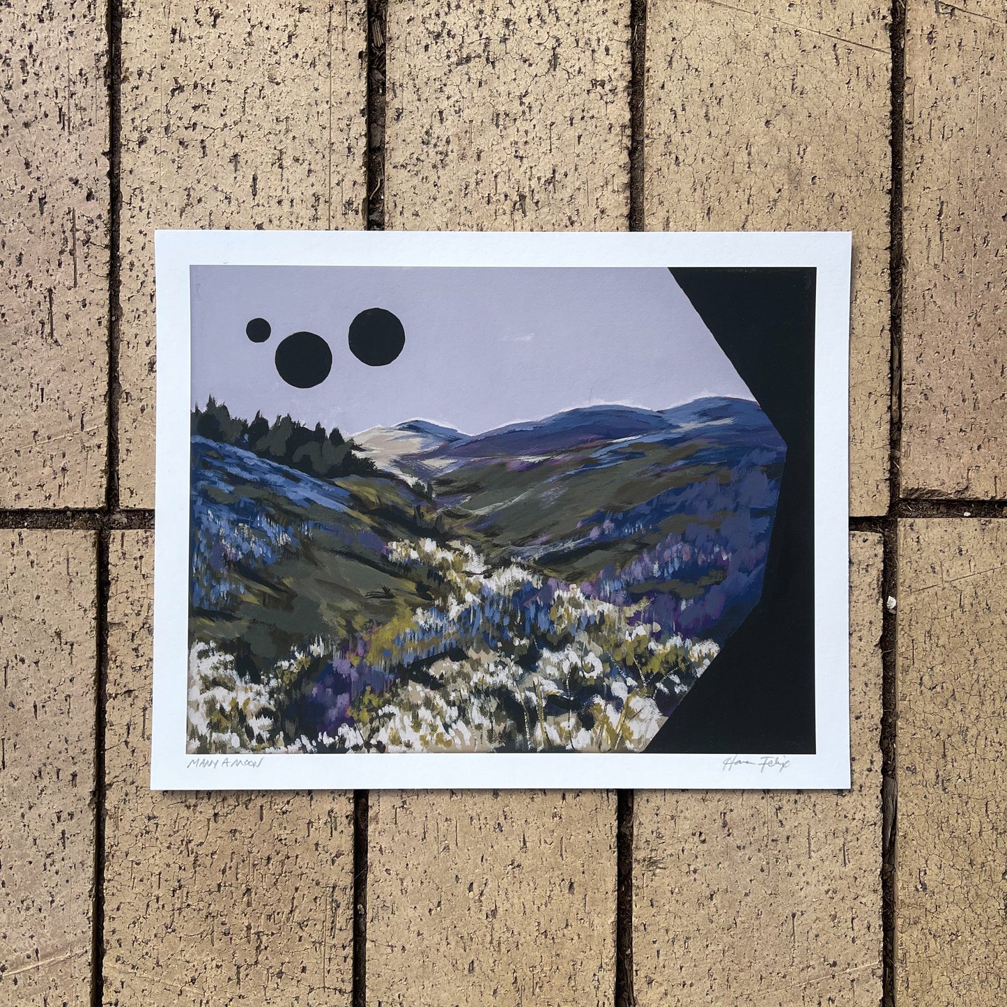 Many a Moon Archival Print