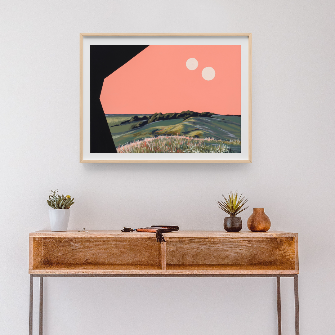 Salmon Hills Archival Print