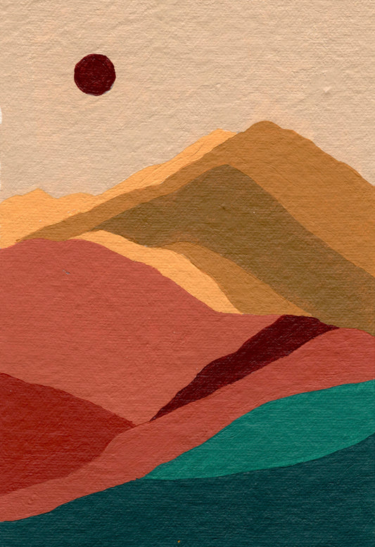 Layered Mountains Archival Print